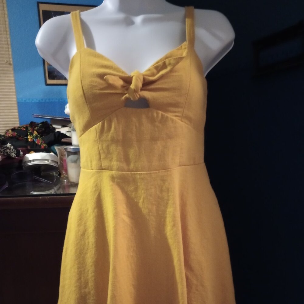 Yellow dress
